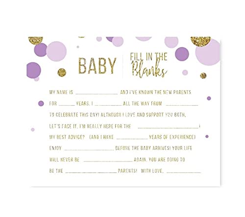 Cards Baby Fill in the Blanks