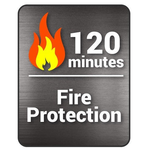 Hollon HS 1200E 2-Hour Fireproof Office Safe with Digital Keypad - Secure Documents, Cash & Valuables for Home or Business Use
