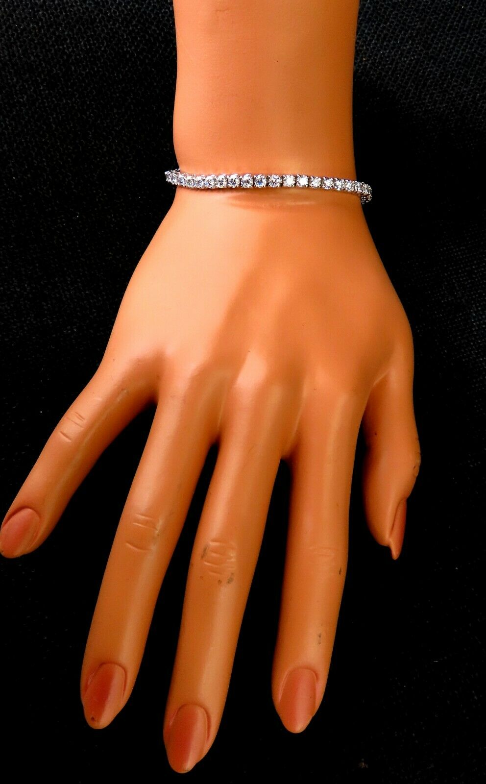 6.02 Carat Natural Round Diamond Tennis Bracelet in 14K Gold - Elegant Jewelry for Weddings, Anniversaries & Special Occasions