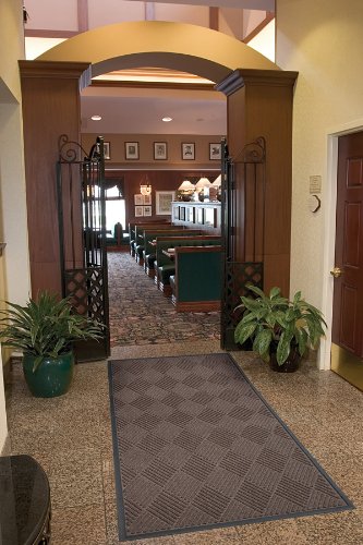 Premium Waterhog Premier Entrance Mats - 4' x 6' Charcoal Indoor/Outdoor Doormat for Home & Office - Heavy Duty, Durable & Non-Slip - Perfect for High Traffic Areas, Mudrooms & Entryways