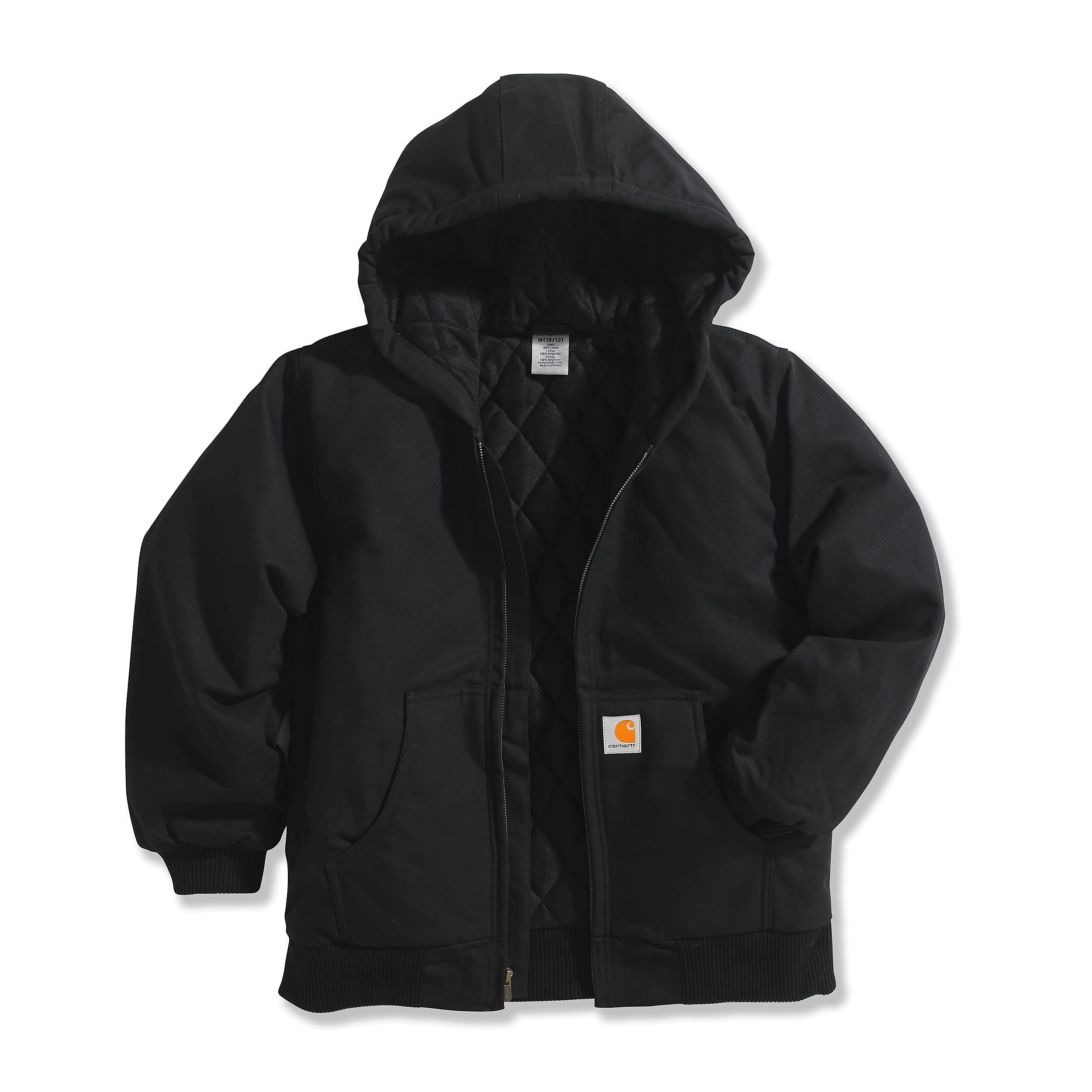 Carhartt Baby Boys' Quilted Flannel-Lined Jacket - Warm Winter Coat for Toddlers, Outdoor Play & Cold Weather Activities
