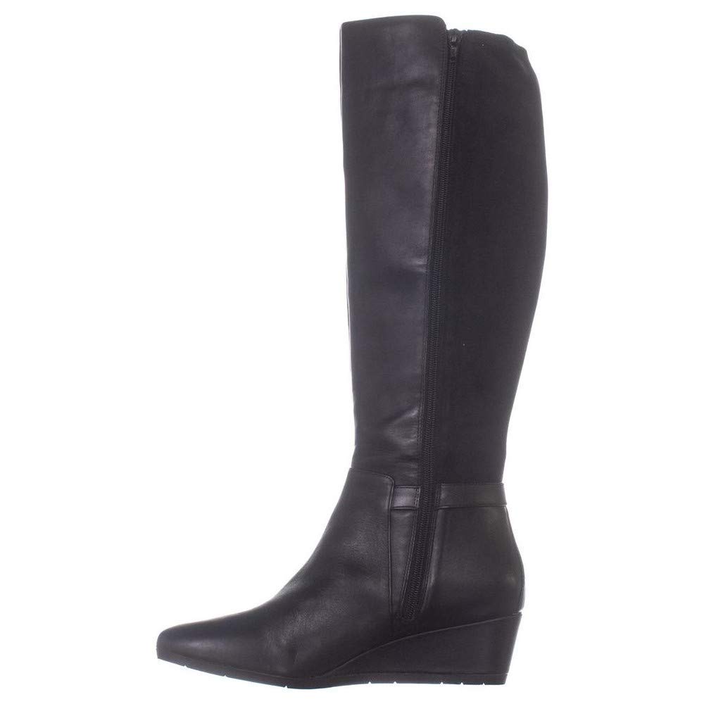 Giani Bernini Women's Catrinaa Leather Over The Knee Boots - Stylish Closed Toe Fashion Boots for Fall & Winter Outfits, Date Night & Party Wear