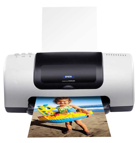 Epson Stylus Photo 820 Inkjet Printer - High-Quality Photo Printing for Home & Office Use | Perfect for Printing Photos, Documents, and Art Projects