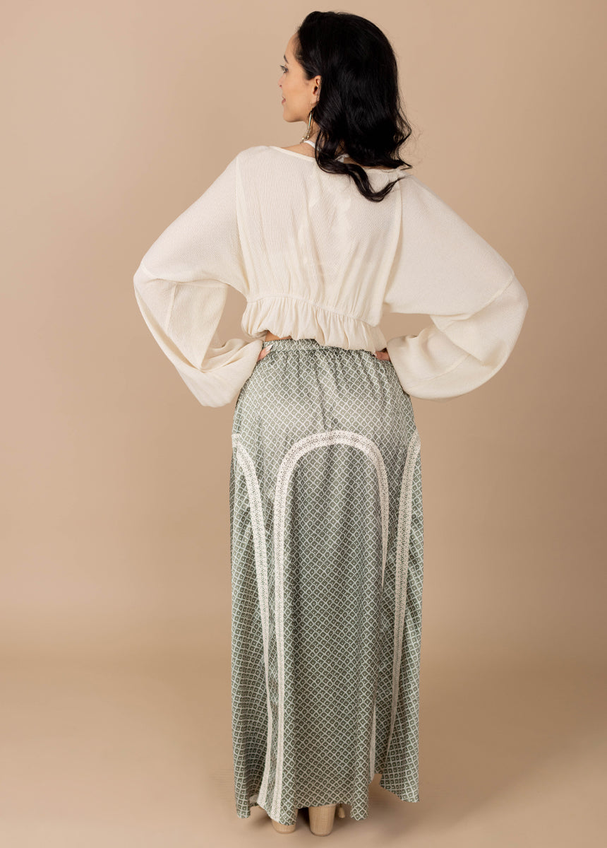 Kimber Top in Ecru - Elegant Women's Blouse for Casual & Office Wear | Perfect for Everyday Outfits & Professional Looks