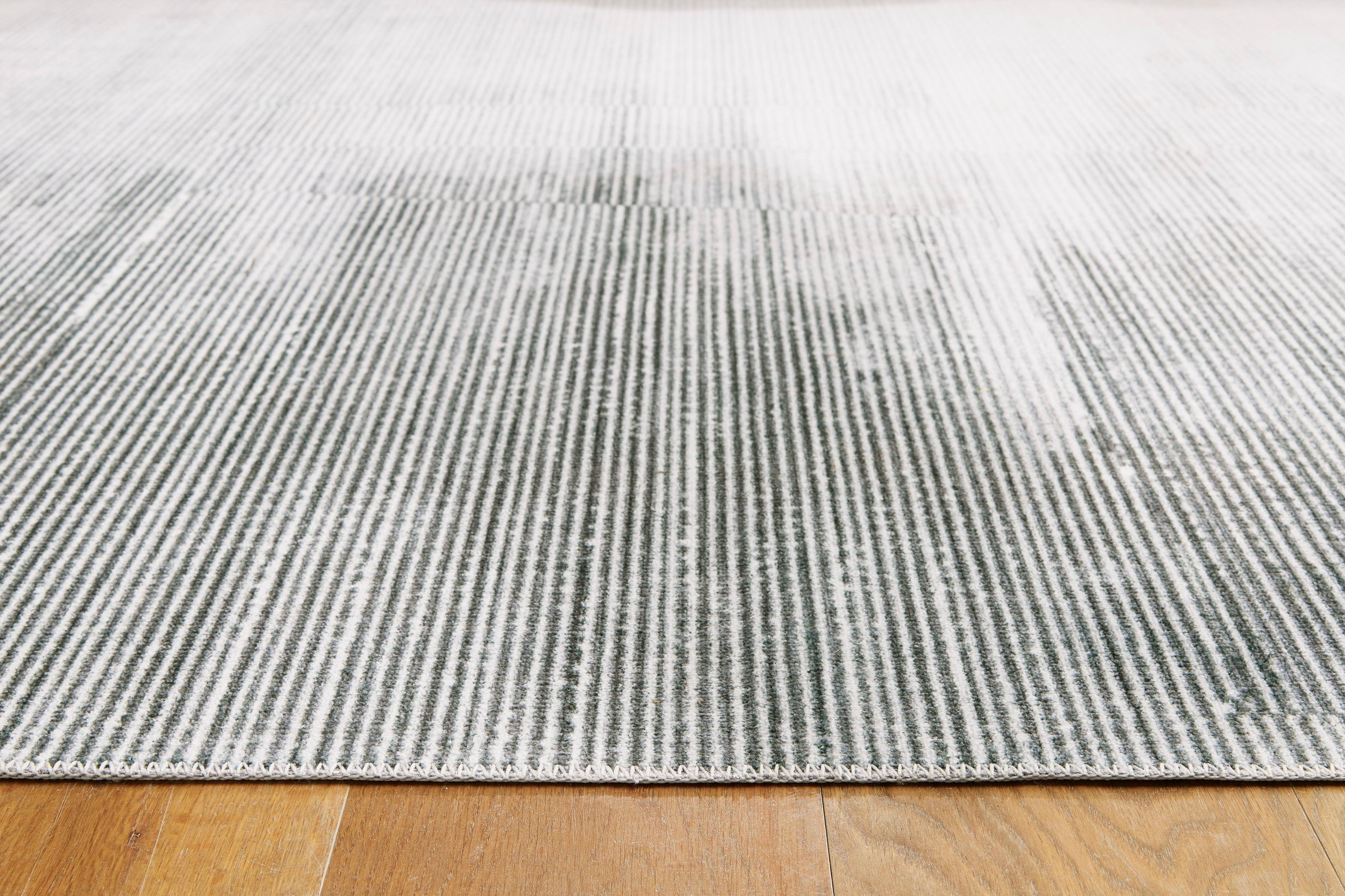 Milset Soft Plush Area Rug 5x7 Feet - Non-Slip Living Room Carpet, Modern Home Decor for Bedroom, Office & Nursery (Style R406252)