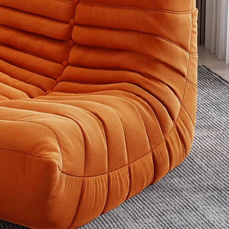 Soft Microfiber Striped Sponge Bean Bag Lounger Chair - Comfortable & Stylish Seating for Women 35-40 - Perfect for Living Room, Bedroom or Dorm Relaxation