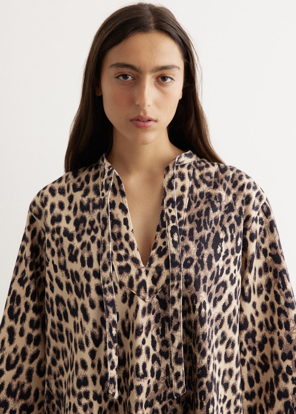 Brown Leopard Print Abi Dress - Elegant Women's Casual & Party Wear for Fall & Winter | Perfect for Office, Date Night & Holiday Outfits