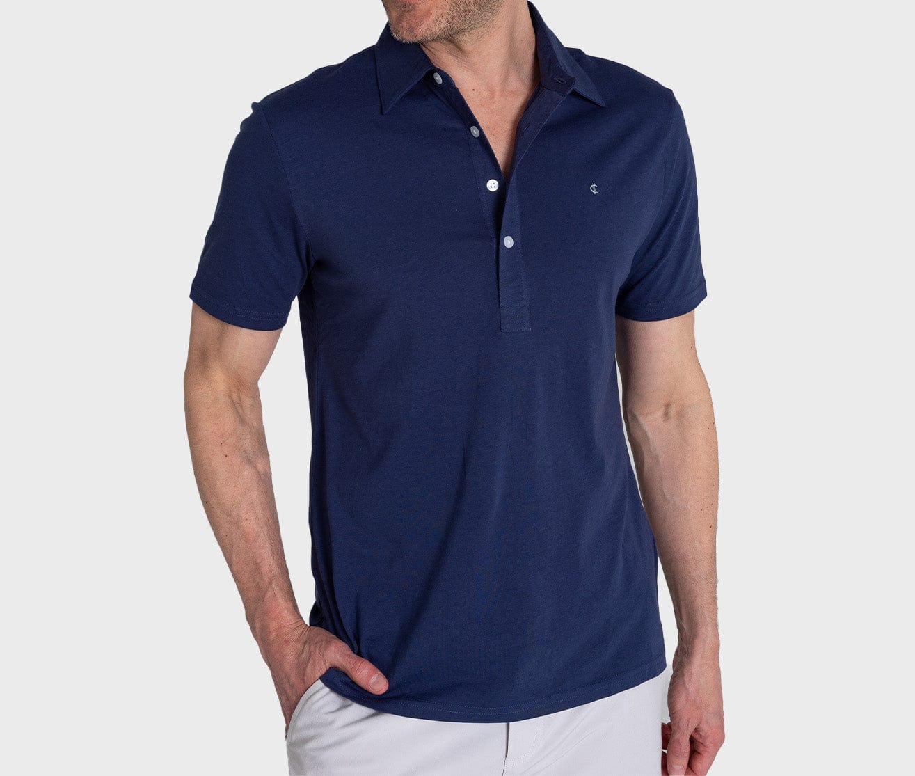 Slim Fit Premium Polo Shirt for Men - Navy Blue | Comfortable & Stylish for Casual Wear, Office & Outdoor Activities