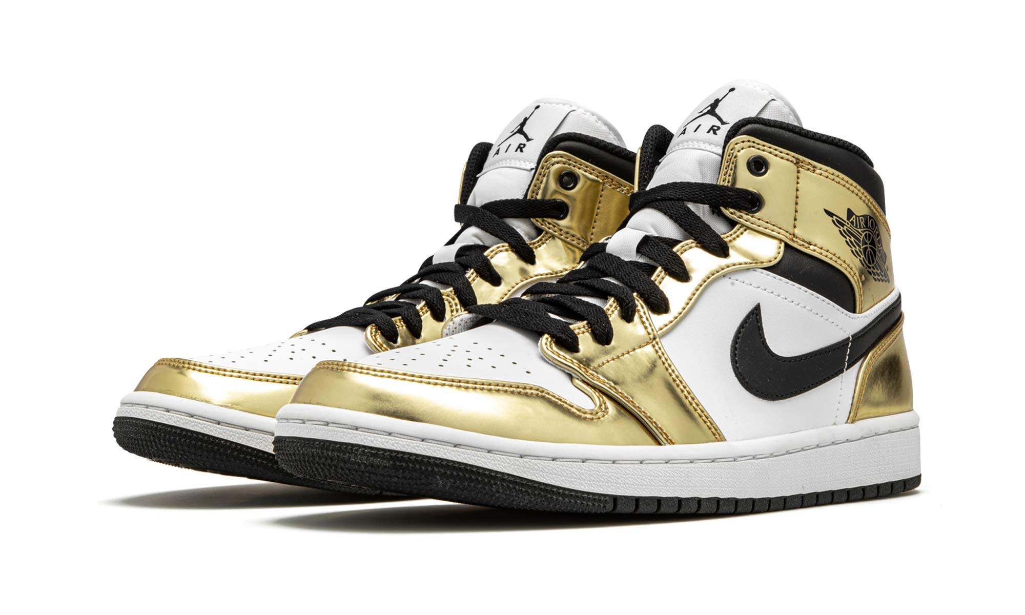 Jordan Men's Air 1 Mid SE DC1419-700 Metallic Gold Basketball Shoes - Size 11.5 for Casual Wear & Street Style Fashion