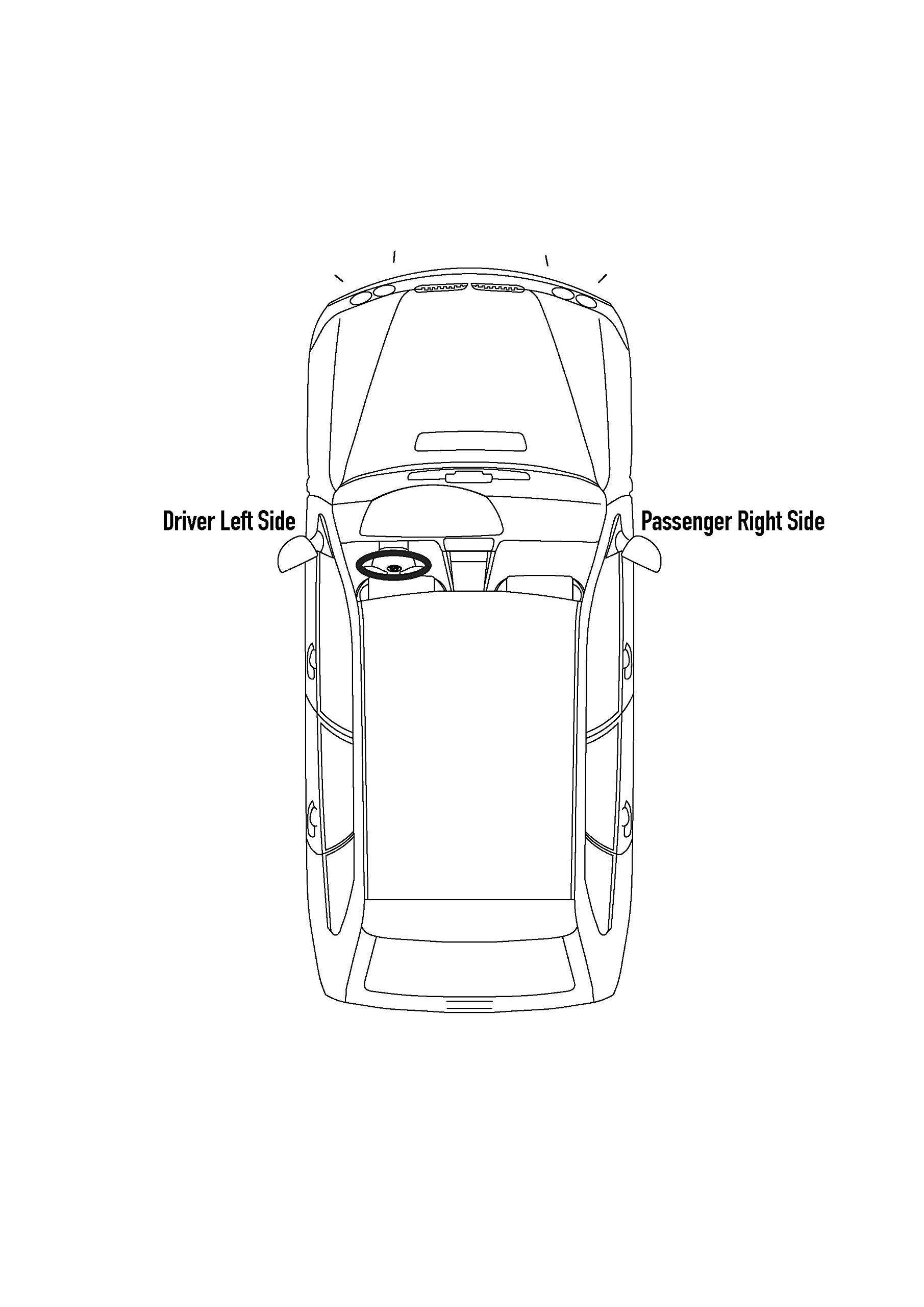 Toyota Corolla CE/L/LE Headlight Assembly Set - Compatible with 2009-2010 Models (Driver & Passenger Side) | Halogen Replacement Lamps for US-Built Vehicles | Perfect for Night Driving and Road Safety