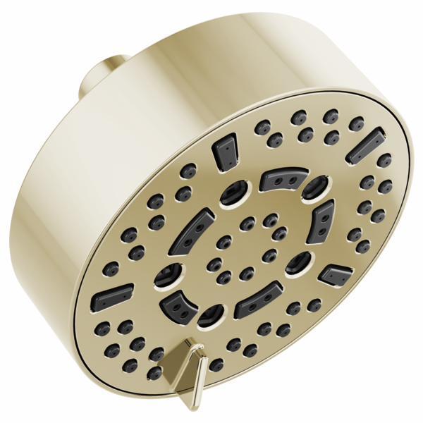 Brizo 87292 PN 2.5 5-Spray 7-Function Shower Head - 2.5 GPM Water Flow, Polished Nickel Finish - Perfect for Bathroom Renovation & Spa-Like Shower Experience