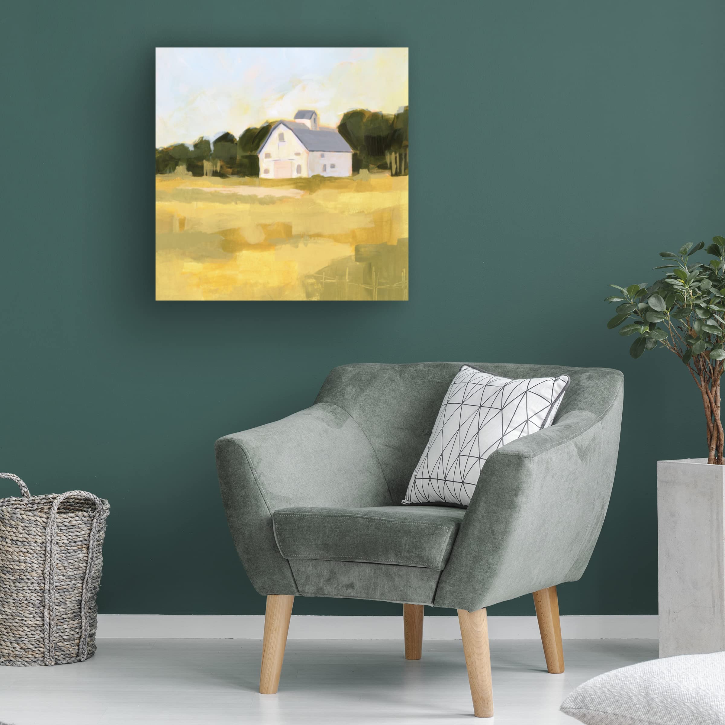 Victoria Borges 'Golden Country II' Canvas Wall Art Print - Premium Handmade Home Decor for Living Room, Bedroom & Office
