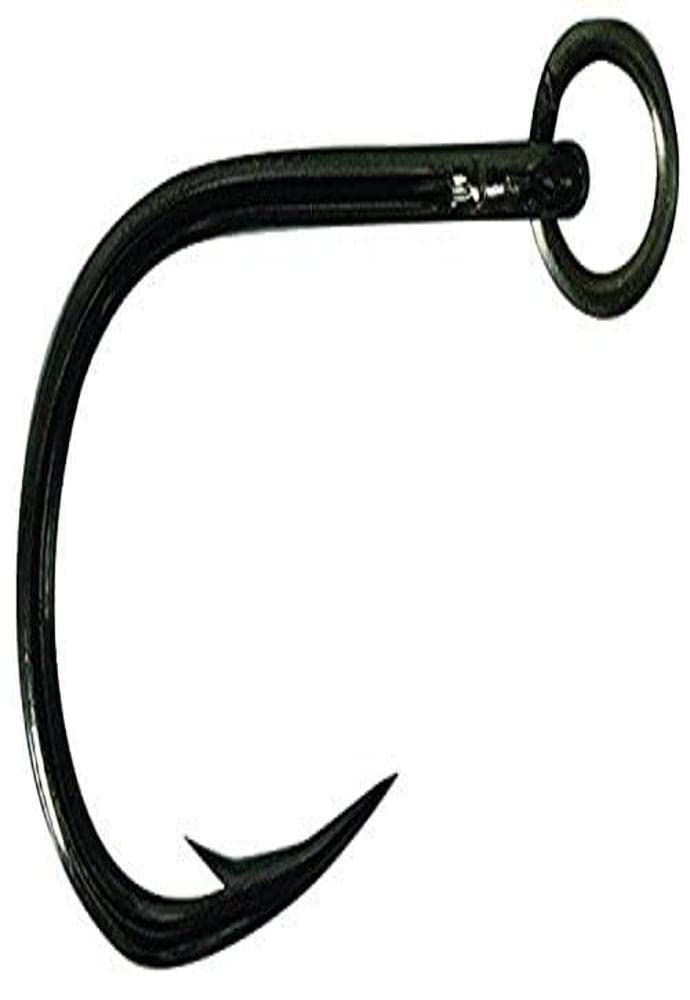 Mustad Hoodlum 5X Strong Live Bait Fishing Hooks with Action Ring - 6 Pack for Saltwater & Freshwater Fishing - Perfect for Bass, Walleye, and Catfish
