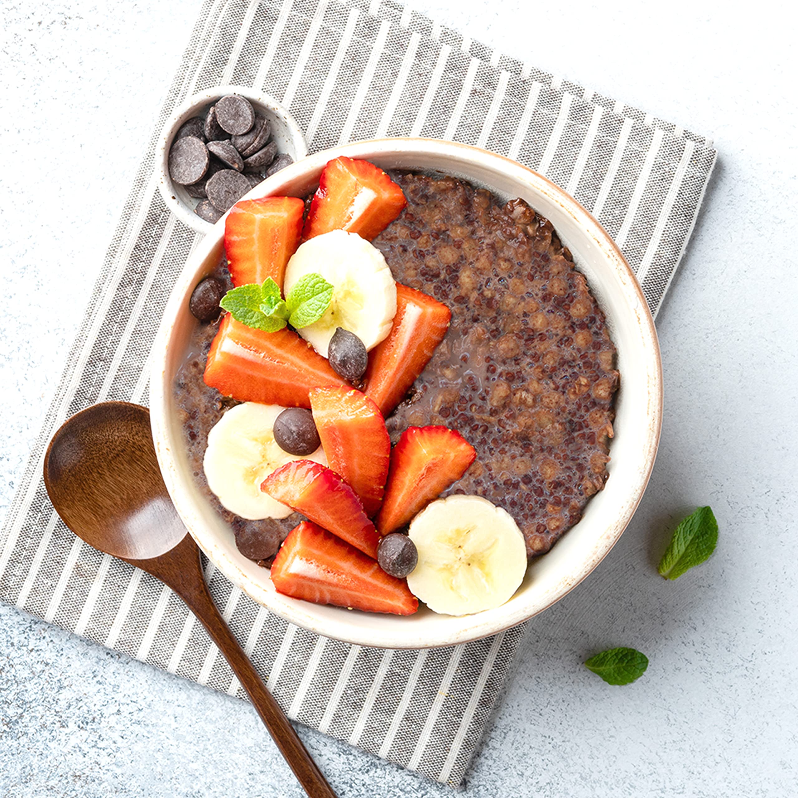 THE PROTEIN WORKS Superfood Breakfast Bowl - High Protein Vegan Gluten-Free Meal for Weight Loss & Energy Boost - Perfect for Busy Mornings, Post-Workout Recovery & Healthy On-The-Go Breakfast