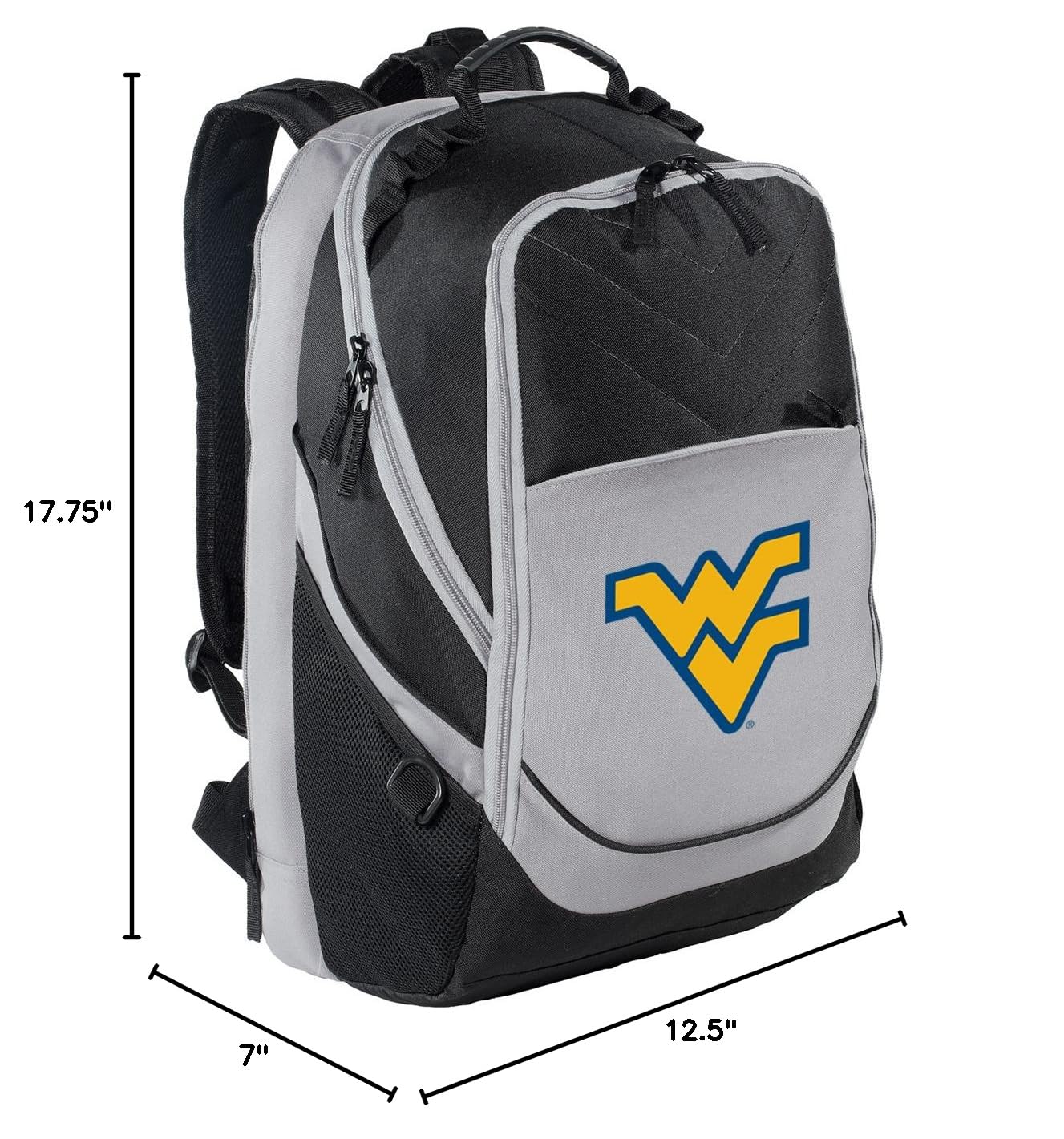 West Virginia University Backpack WVU Laptop Computer Bag - Durable & Stylish for Campus, Travel & Work