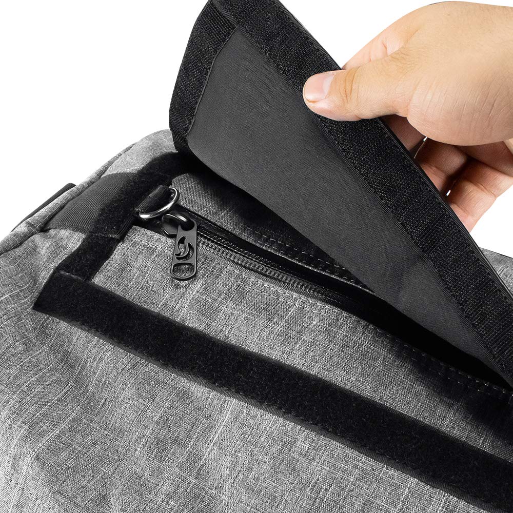 Skunk Medium Midnight Duffel Bag - Smell Proof & Waterproof for Hydroponics - Black Travel Duffel for Discreet Storage & Outdoor Adventures