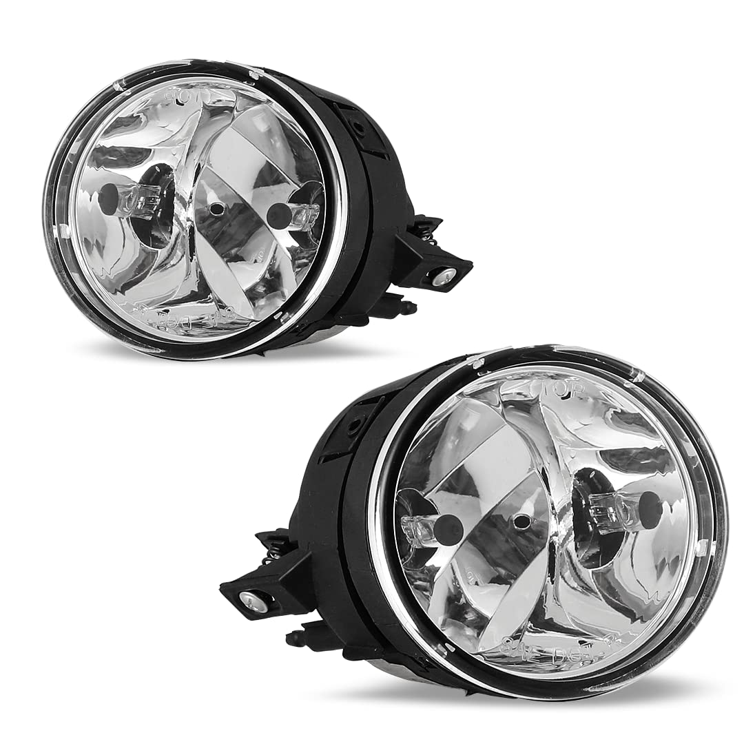 Nixon Offroad Fog Light Kit for 2004-2015 Nissan Titan & 2005-2007 Nissan Armada - 12V 37.5W 899 Bulbs, Clear Lens Driving Fog Lamp Assembly (Pair) - Perfect for Night Driving, Off-Road Adventures & Enhanced Visibility in Foggy Conditions
