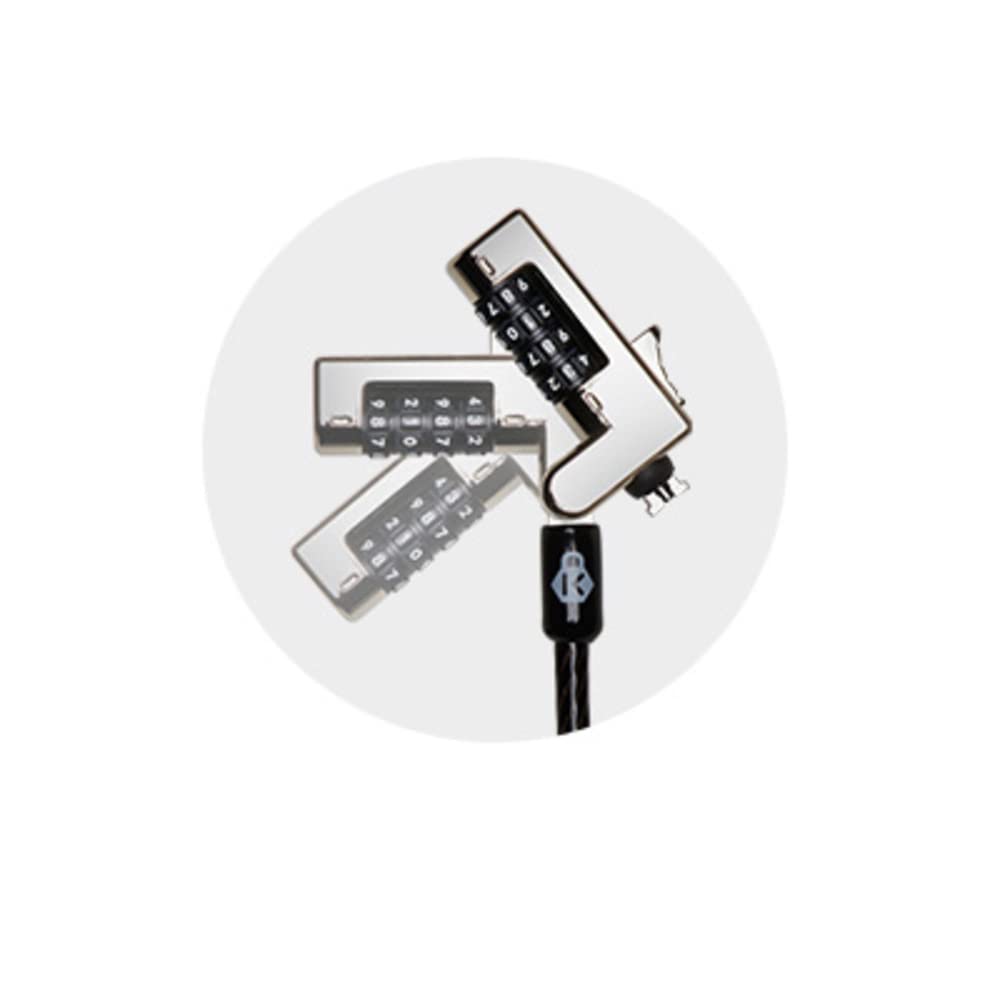 Kensington NanoSaver™ Resettable Combination Laptop Lock - Secure Computer Locking Cable (K60603WW) for Office, School, Library & Public Spaces
