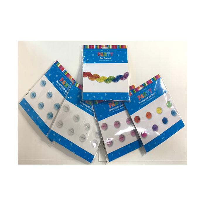 Vibrant Colorful Garland Decorations - Party, Wedding, Home & Christmas Decoration for Festive Celebrations