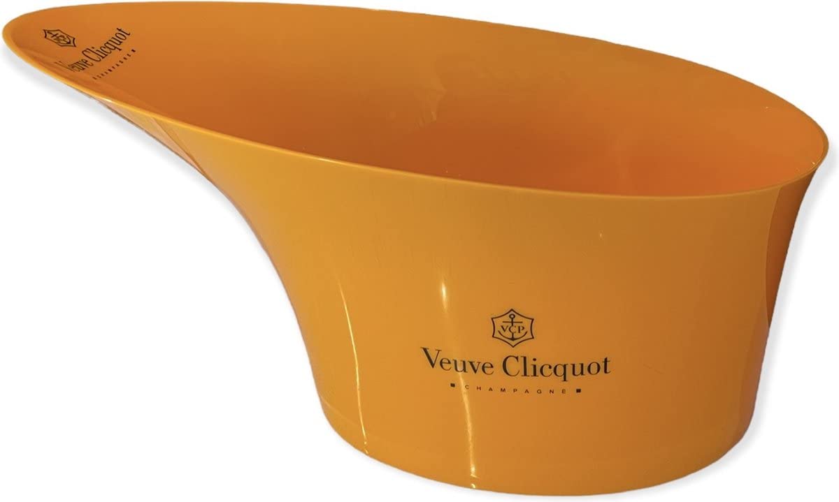 Veuve Clicquot Yellow Champagne Ice Bucket - Holds 0.75L Standard & 1.5L Magnum Bottles - Perfect for Parties, Weddings & Luxury Events