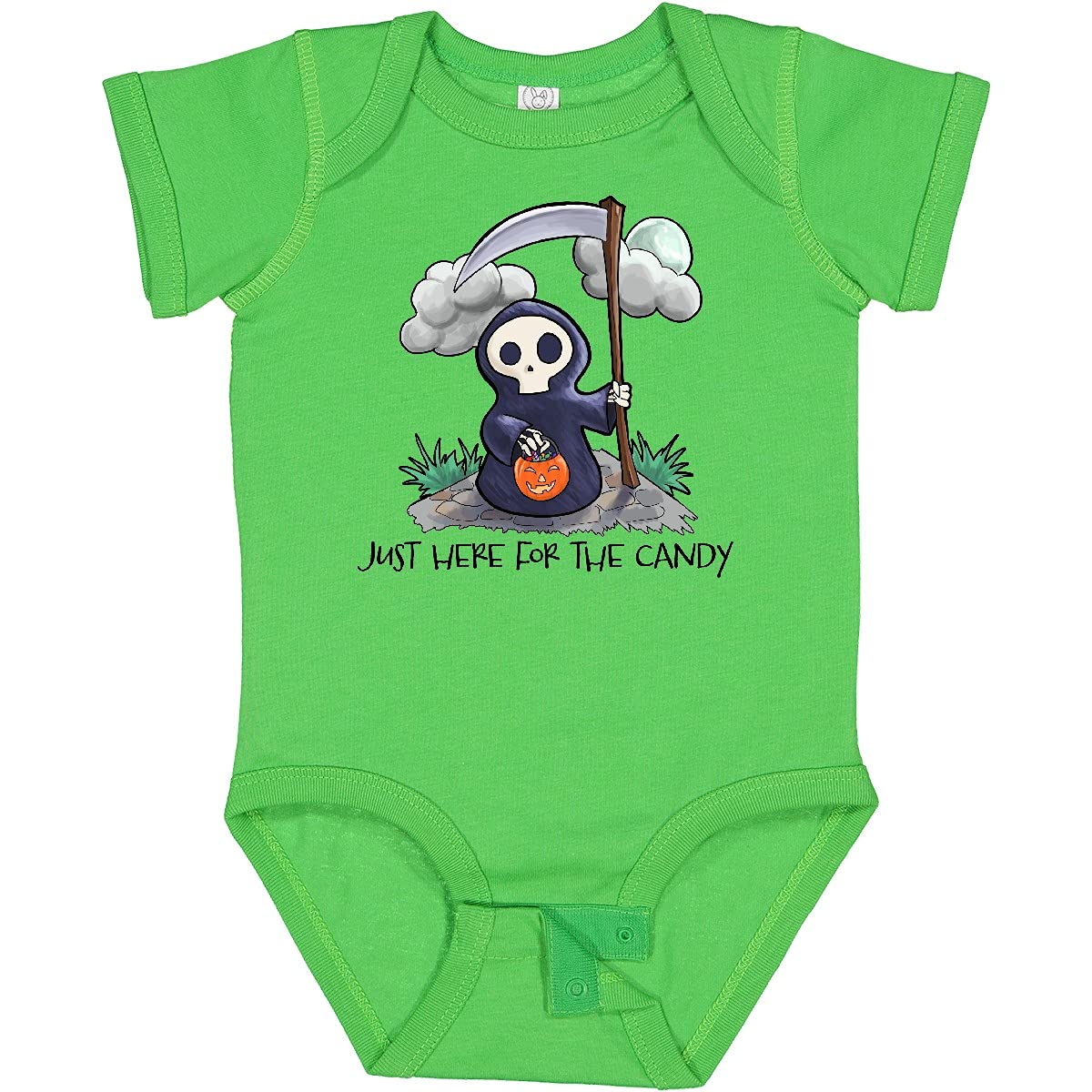 Inktastic Cute Grim Reaper Baby Bodysuit 