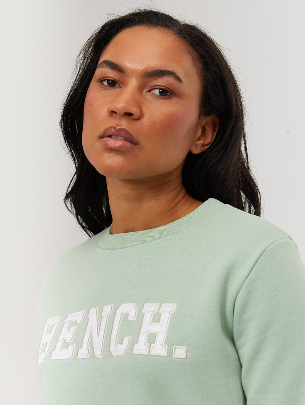 Urlenne Collegiate Logo Crew Neck Sweatshirt Dress for Women - Cozy Oversized Pullover Sweater Dress for Campus, Lounge & Casual Outings