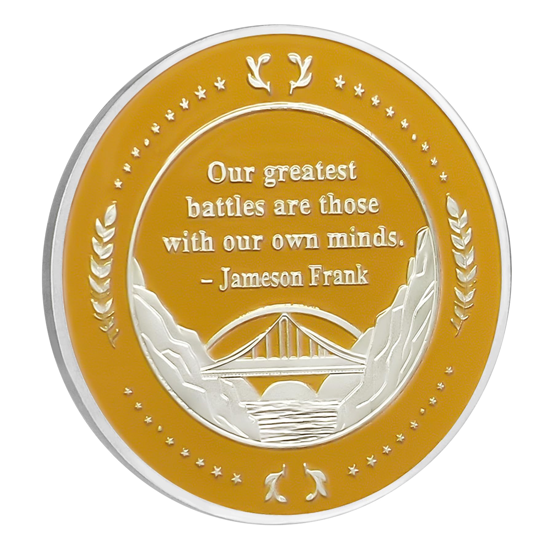 1 Year Sobriety Coin - Alcoholics Anonymous AA Medallion for Men & Women | Sobriety Anniversary Gift & Recovery Chip | Motivational AA Token for Celebrating Clean Living Milestones | Perfect for 12-Step Meetings, Sober Anniversaries & Encouragement Gifts