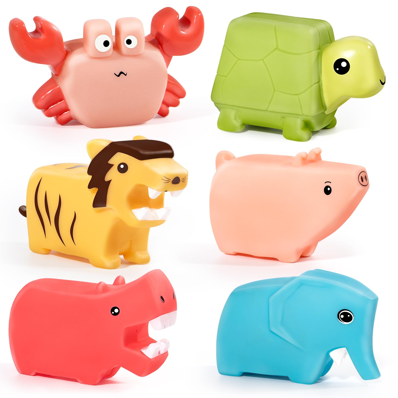 Hely Cancy Toddler Bath Toys for 18 Months - No Hole Baby Bathtub Toys for Shower & Pool - Safe & Fun Water Play for Toddlers, Infants & Kids - Perfect for Bath Time, Swimming & Sensory Development