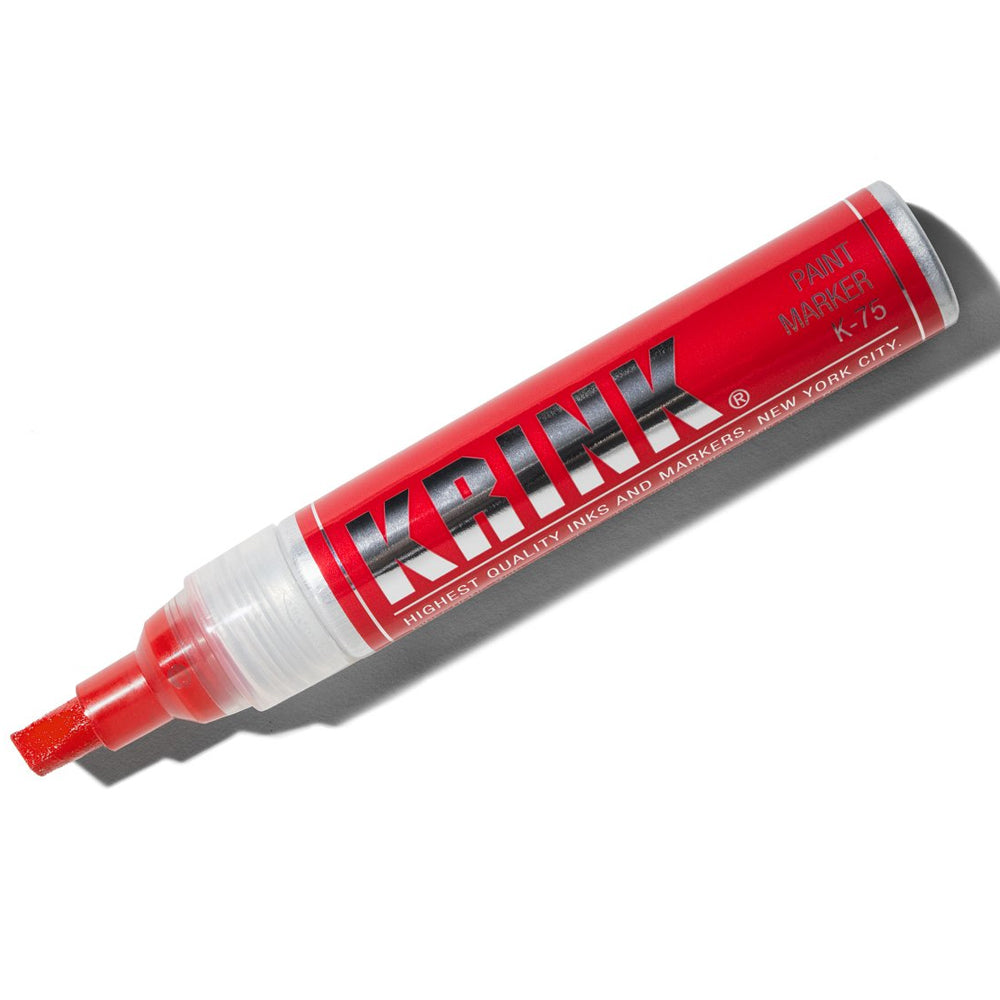 Krink K-75 Paint Marker - Permanent Oil-Based Paint Pen for Metal, Wood, Glass - Vibrant Colors, Quick-Drying - Ideal for Graffiti, DIY Crafts, and Industrial Marking