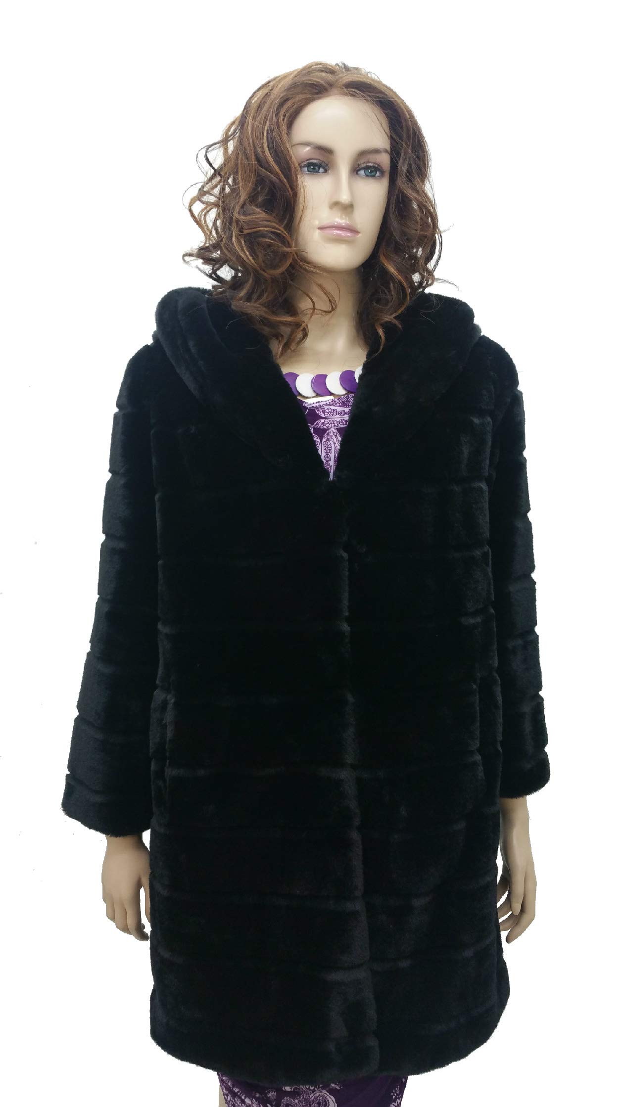 Stylish Hima Faux Fur Coat for Women - Winter Warm Fashion Outerwear | Perfect for Cold Weather, Parties & Casual Outings