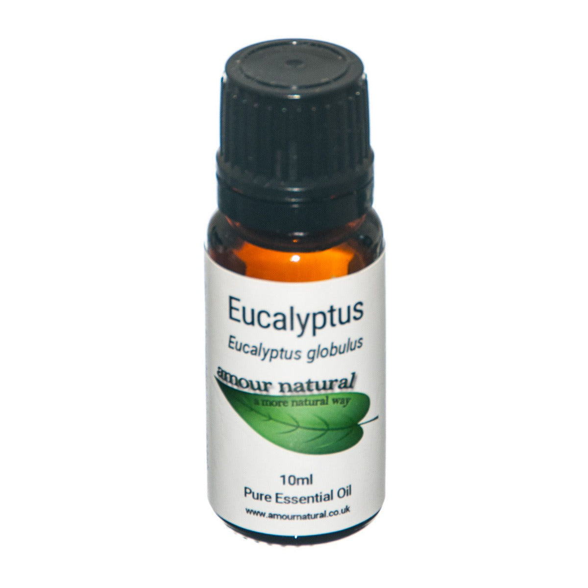 Amour Natural 100% Pure Eucalyptus Essential Oil - 10ml Bottle for Aromatherapy, Diffusers & Relaxation