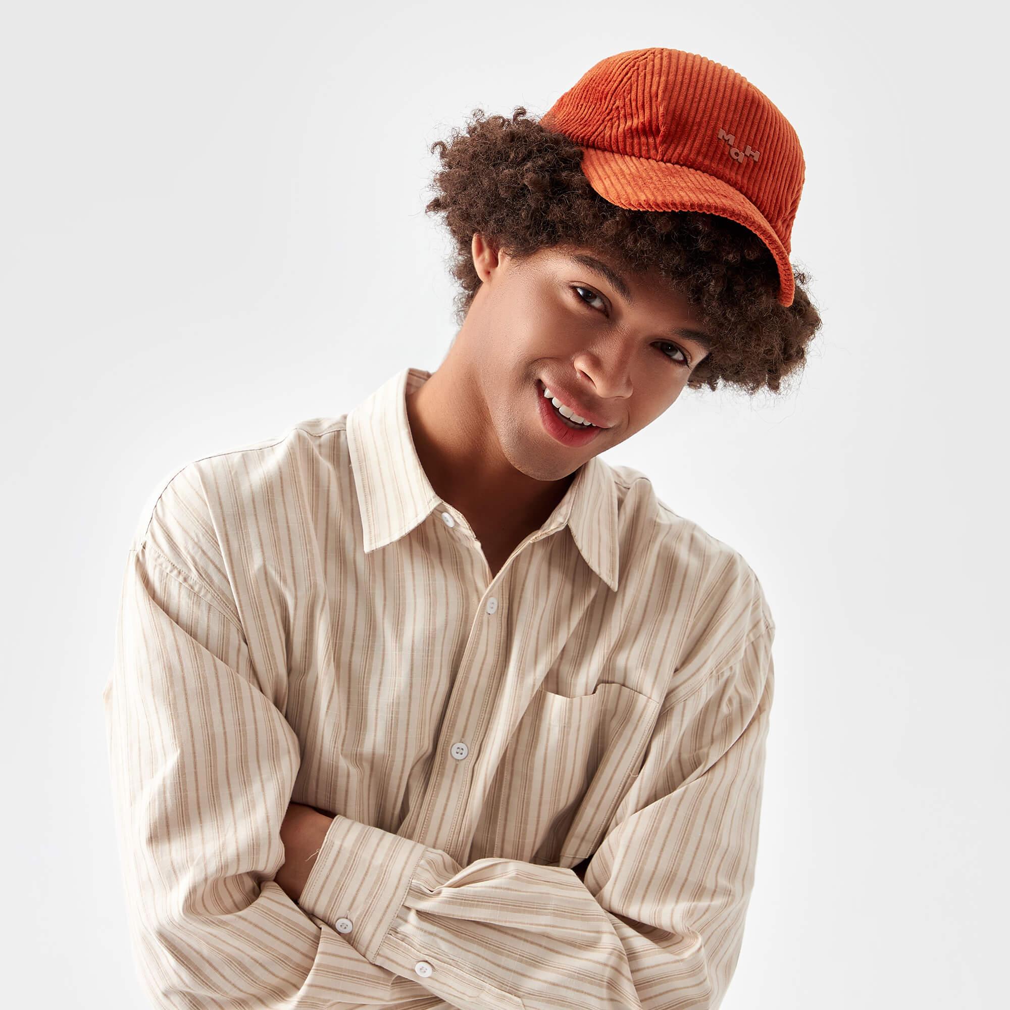 6-Panel Corduroy Baseball Cap - Stylish & Comfortable for Outdoor Activities, Sports, and Casual Wear