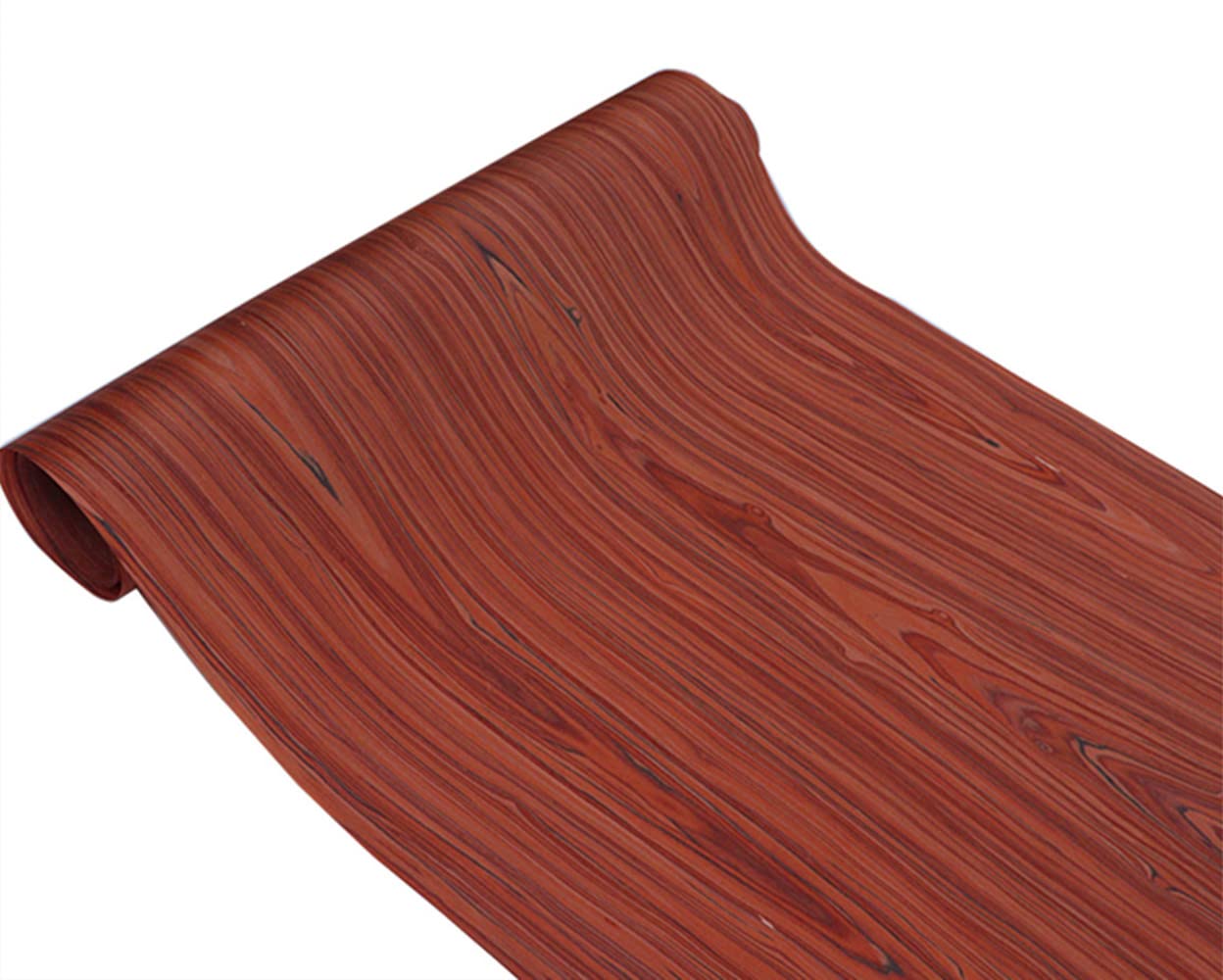Premium Red Rosewood Wood Veneer Sheet (60x250cm) - Natural Wood Finish for Furniture Restoration, Speaker Cabinets, Tables, Shelves & Kitchen Cabinets - Perfect for Home, Hotel & Office Decor Projects