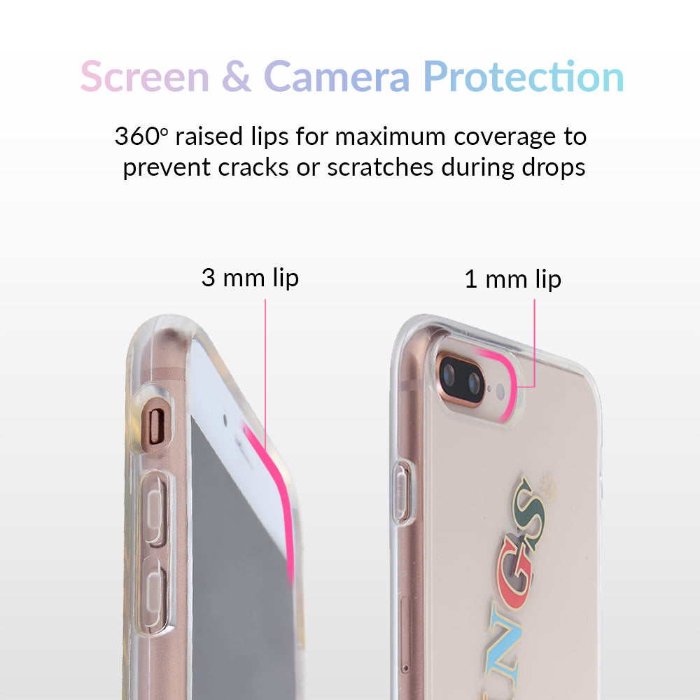 Feelings Clear iPhone Case - Transparent Protective Cover for iPhone [Model] - Perfect for Everyday Use, Travel & Work