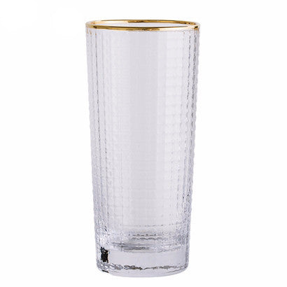 Bloomingville Clear Drinking Glasses - Set of 6 Tall Water Glasses for Juice, Iced Tea & Cocktails - Perfect for Home, Parties & Restaurants