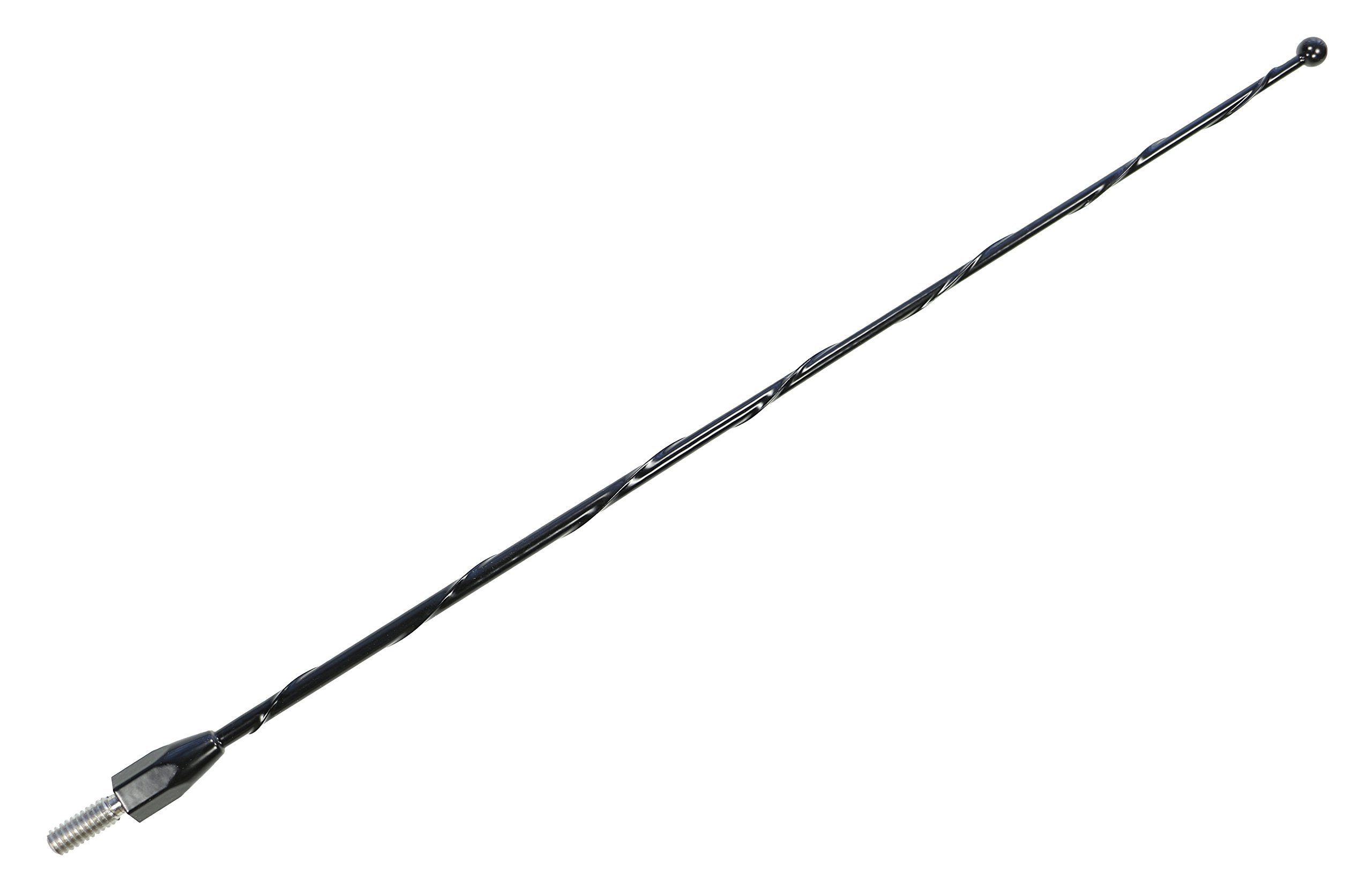 12 Inch Black Short Antenna for Ford F-150 & F-150 Raptor (2009-2025) | Spiral Wind Noise Cancellation | Spring Steel Construction | Stainless Steel Threading | Perfect for Off-Roading & Highway Driving