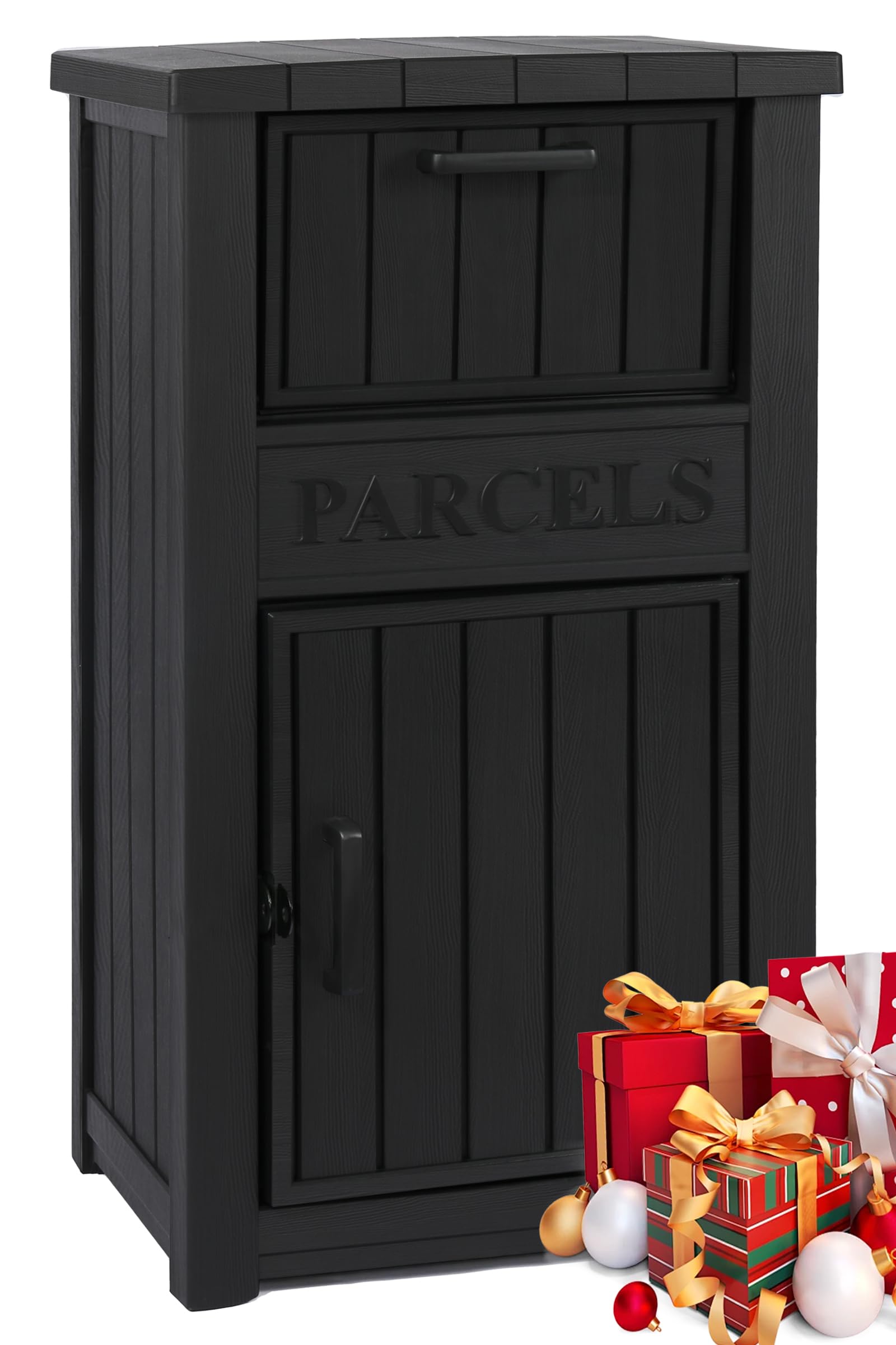 Lockable Secure Delivery Box for Porch - Weatherproof Package Storage with Anti-Theft Design | Perfect for Home, Apartment & Online Shopping Package Protection