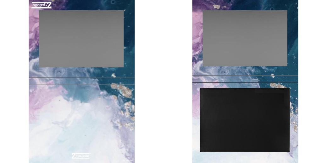 Custom Extra Large Z Palette - Magnetic Makeup Palette for Eyeshadows & Blush - Perfect for Travel & Professional Makeup Artists