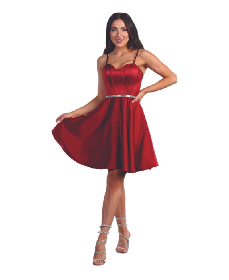Sweetheart Neckline Cocktail Dress for Women - Elegant Party & Evening Gown for Weddings, Dates & Special Occasions