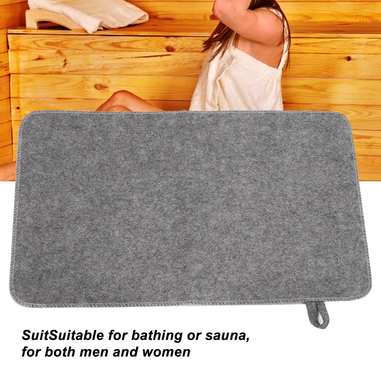 Premium Felt Sauna Cushion - Insulation Mat for Sauna & Spa with Superior Water Absorption - Sauna Bath House & Shower Room Accessories - Perfect for Home Saunas, Steam Rooms, and Relaxation Therapy