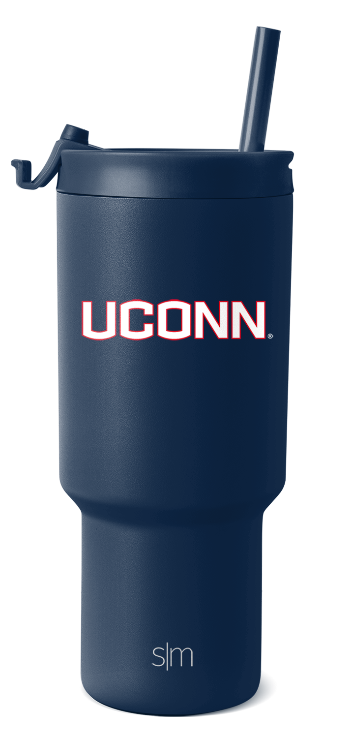 Insulated Stainless Steel Collegiate Trek Tumbler - 20oz Leakproof Travel Mug with Lid for Coffee & Tea - Perfect for College Students, Hiking, Camping & Outdoor Adventures