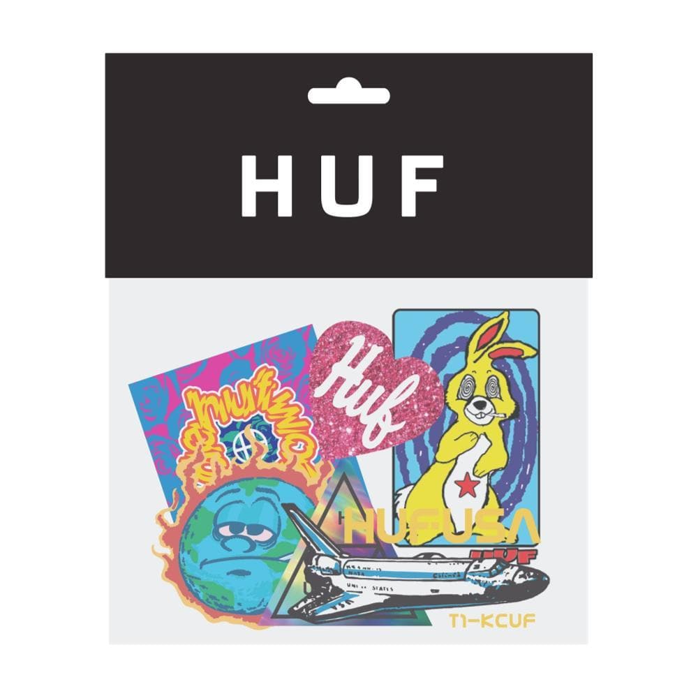 HUF FA20 Sticker Set - Premium Vinyl Decals for Skateboards, Laptops & DIY Projects - Durable, Waterproof & Easy to Apply