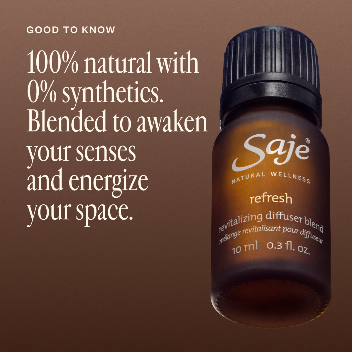 Refresh 100ml Essential Oil Diffuser Blend - Aromatherapy for Home, Office & Spa Relaxation