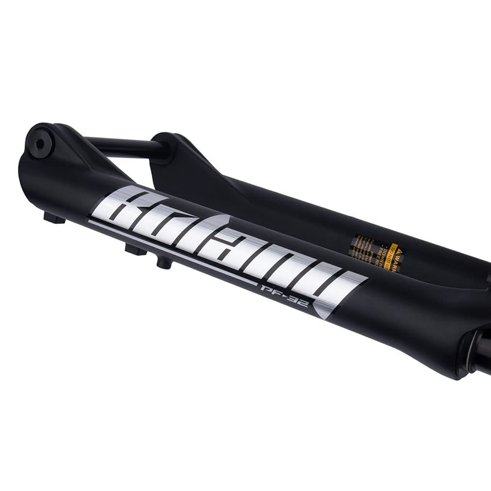 26x4.0 Fat Bike Air Suspension Fork - 120mm Travel, 28.6mm Straight Tube, Manual Lockout, 15x135mm Thru Axle - Perfect for Snow Biking & Off-Road Adventures