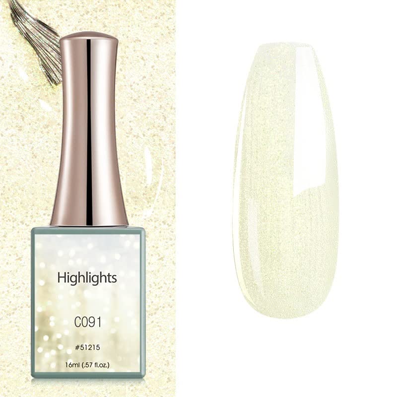 BELLE GAGA™ CANNI Gel Nail Polish Set - 16ml Soak Off LED UV Nail Gel for Manicure, Salon & DIY Home Nail Art (Color C091) - Perfect for Parties, Weddings & Everyday Wear