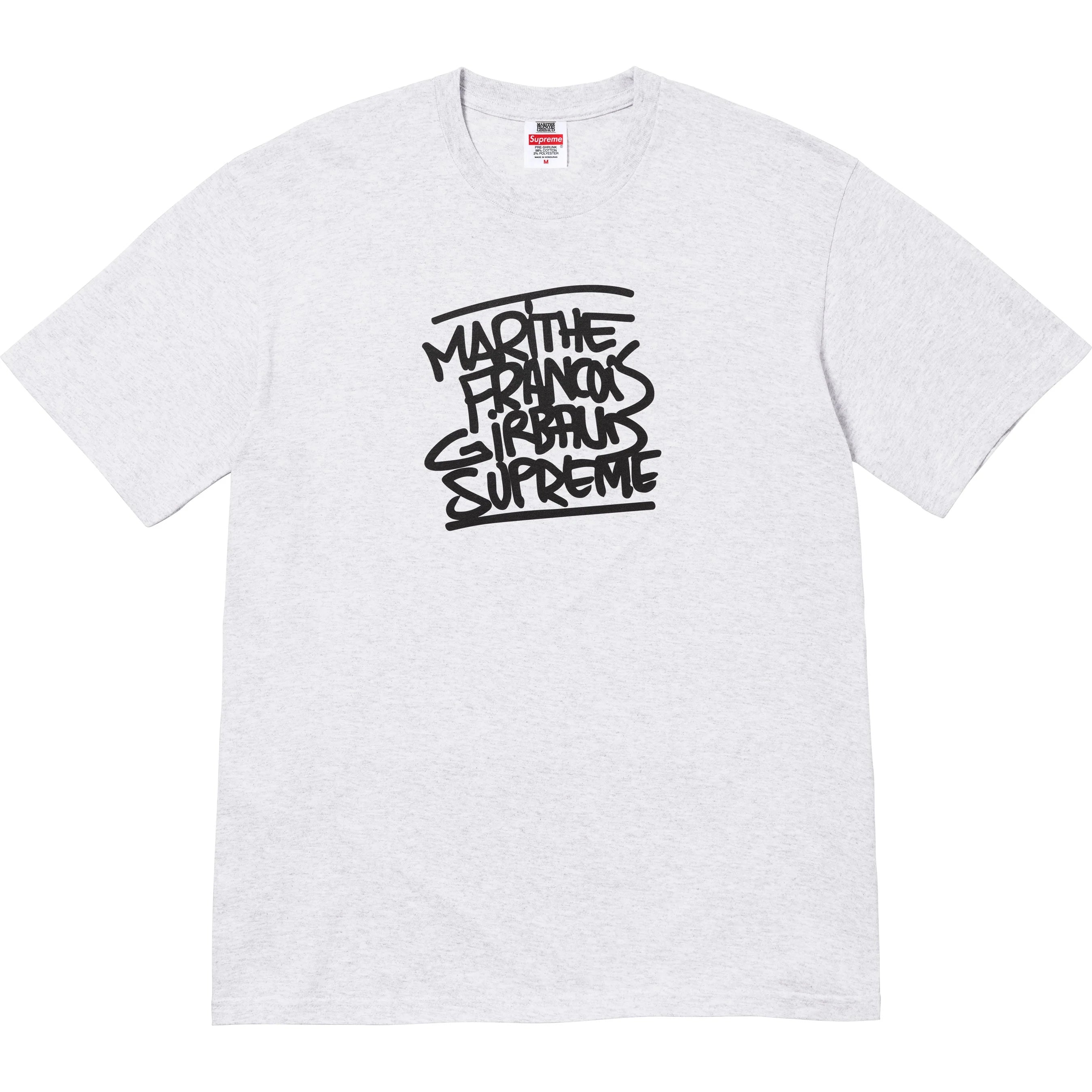 SUPREME 25SS X MARITHE + FRANCOIS GIRBAUD Graphic T-Shirt - Streetwear Fashion Tee for Men & Women - Perfect for Casual Wear, Street Style & Urban Outfits