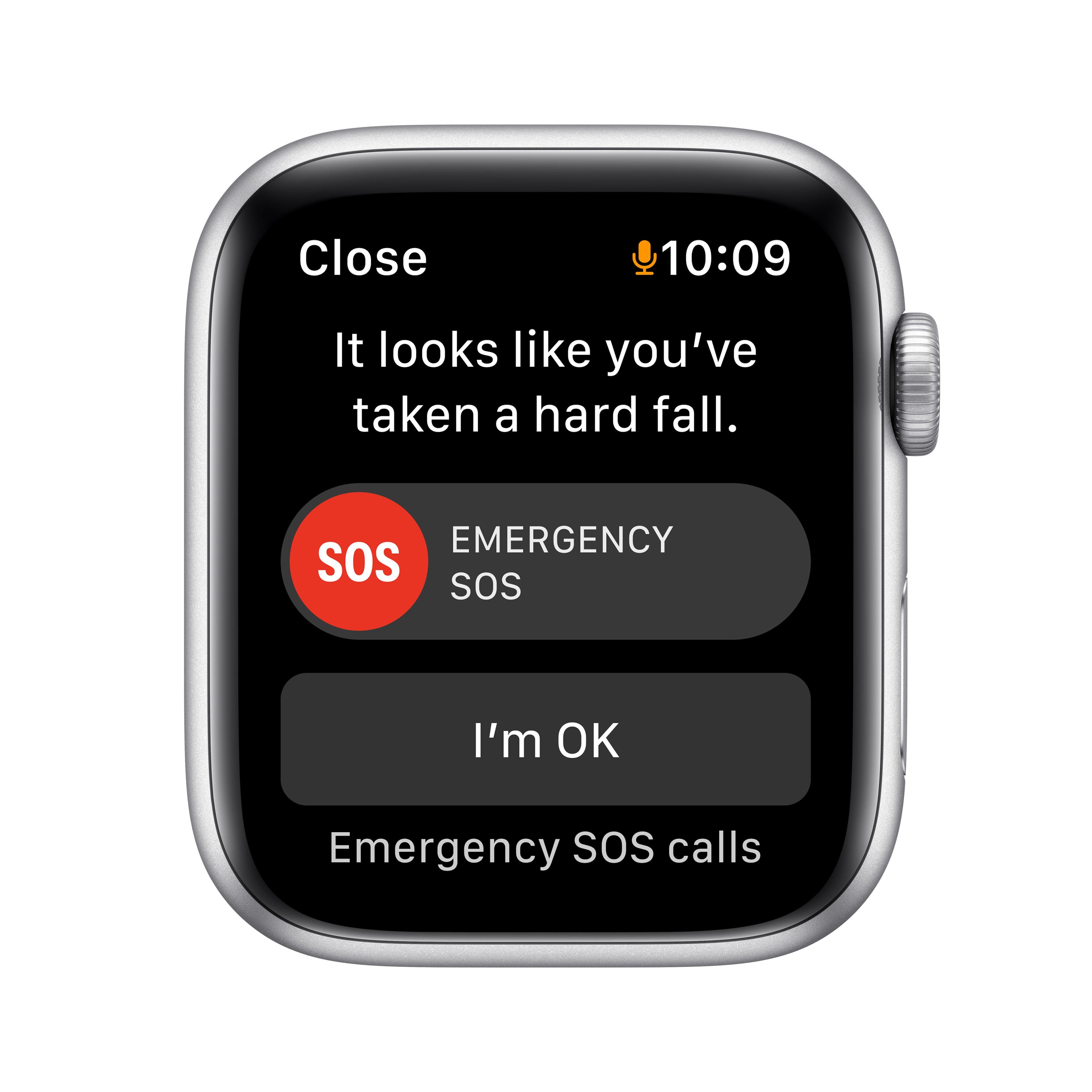 Apple Watch Nike SE (GPS) 44mm Silver Aluminum Case with Platinum/Black Nike Sport Band - Perfect for Running, Workouts & Daily Fitness Tracking