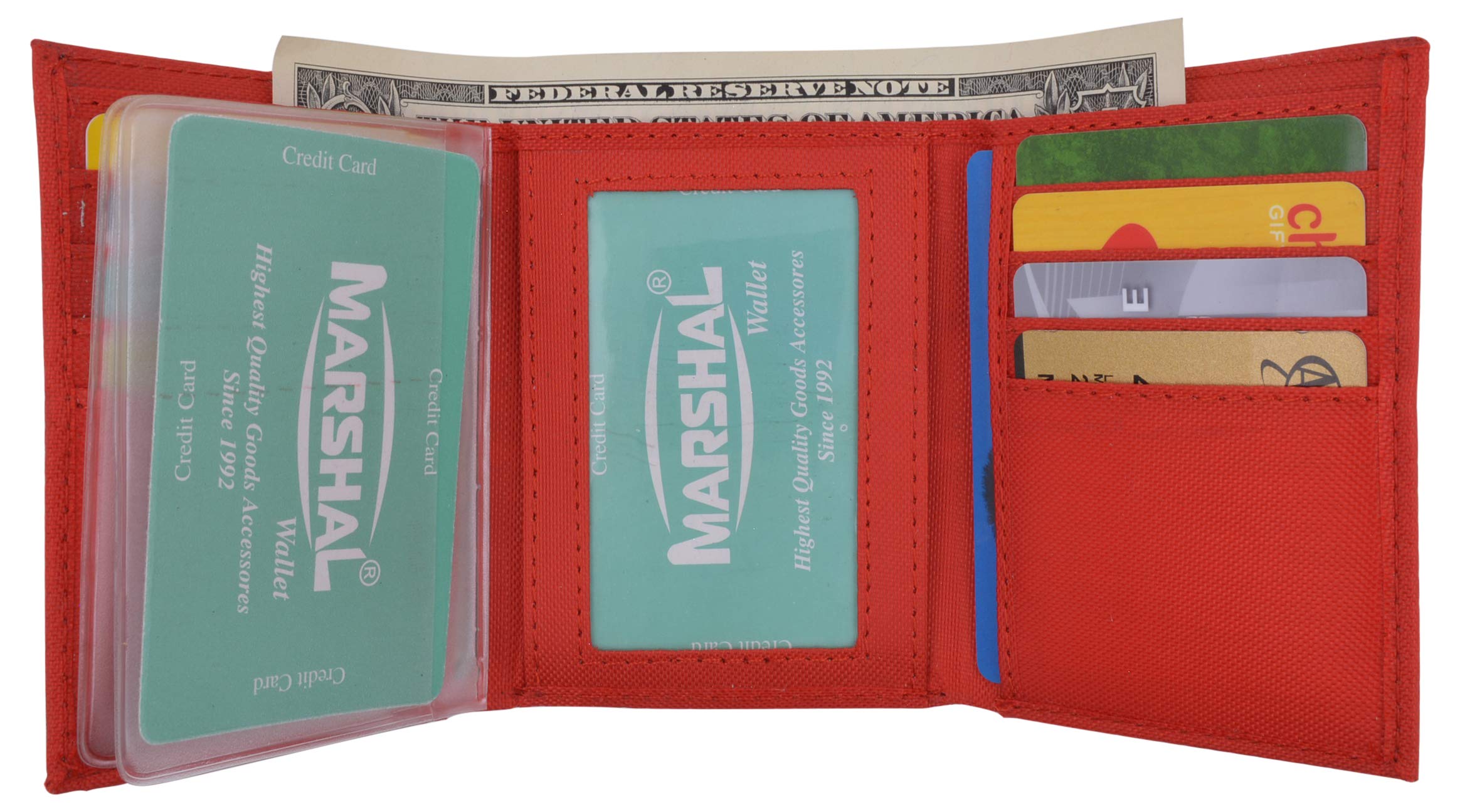 Slim RFID Blocking Trifold Wallet for Men & Boys - Credit Card Holder with ID Window (Multiple Colors) - Perfect for Travel, Business & Everyday Use