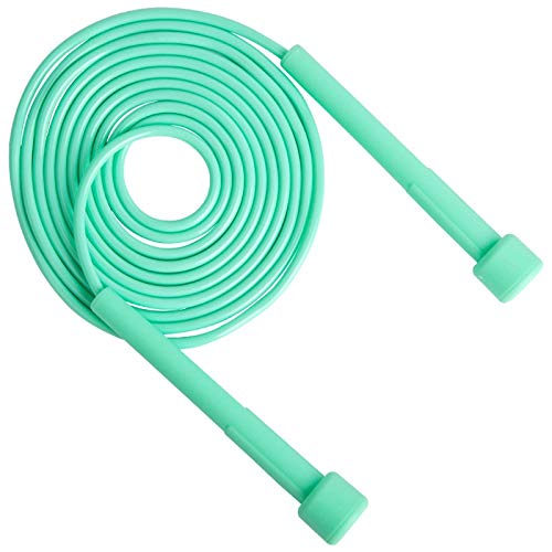 LANREN Jump Rope Set - Adjustable Speed Rope for Home Gym, Outdoor Fitness & Cardio Training - Blue PVC Rope with Comfortable Handles - Perfect for Weight Loss, Boxing & CrossFit Workouts