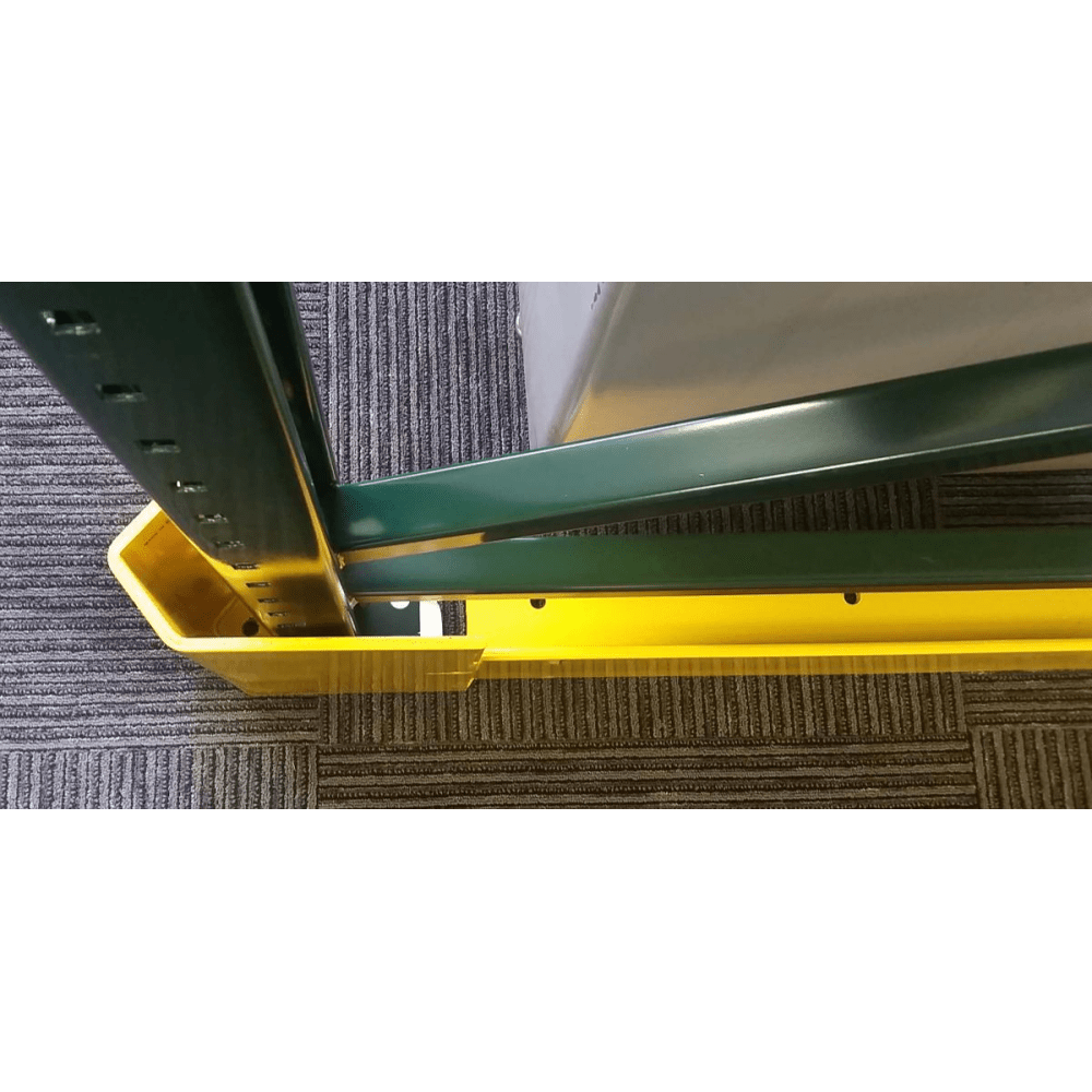 Double-Ended Space-Saving End of Aisle Rack Protector - Durable Store Display Protector for Retail Shelving & Warehouse Organization